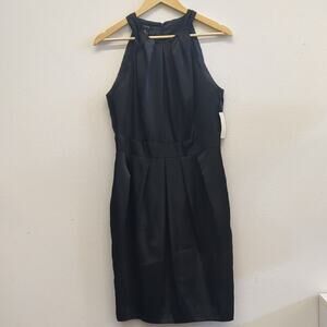GNW NWT Blue Halter Sheath Mini Dress size 10‎
